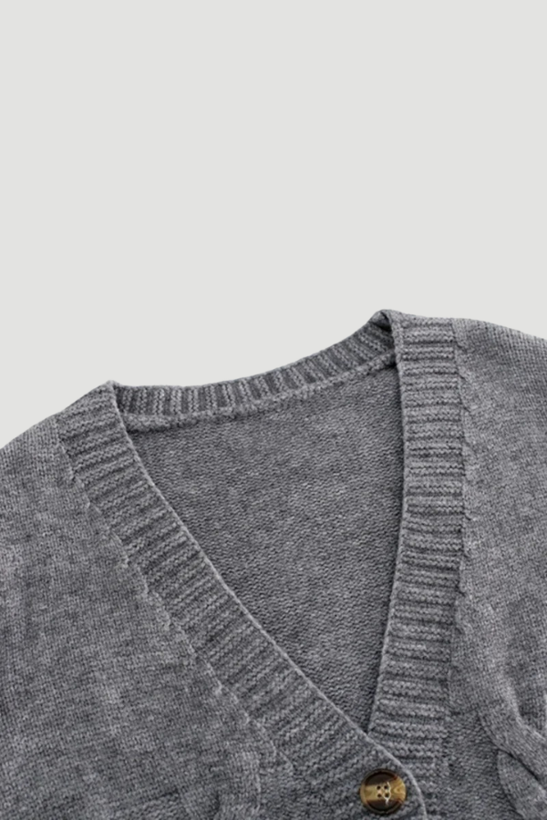 Cozy Knit Cardigan Cropped