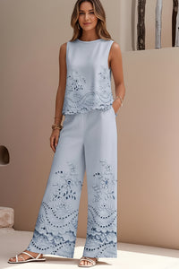 Chic Floral Two-Piece Set with Effortless Casual Appeal