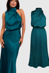 Elegant Sleeveless Evening Maxi Dress