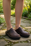 Orthopedic Leather Clogs