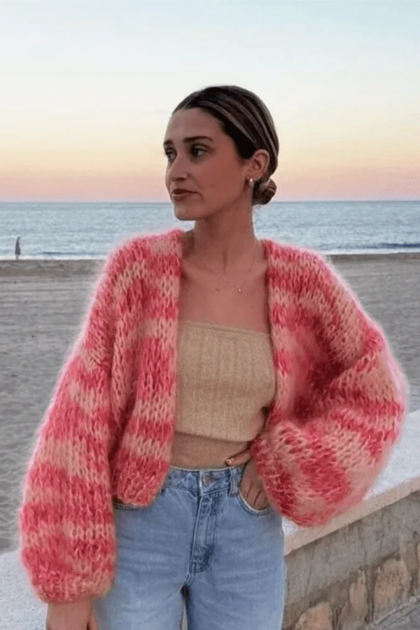 Vibrant Knit Cardigan