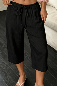 Relaxed Cropped Summer Pants Elegant