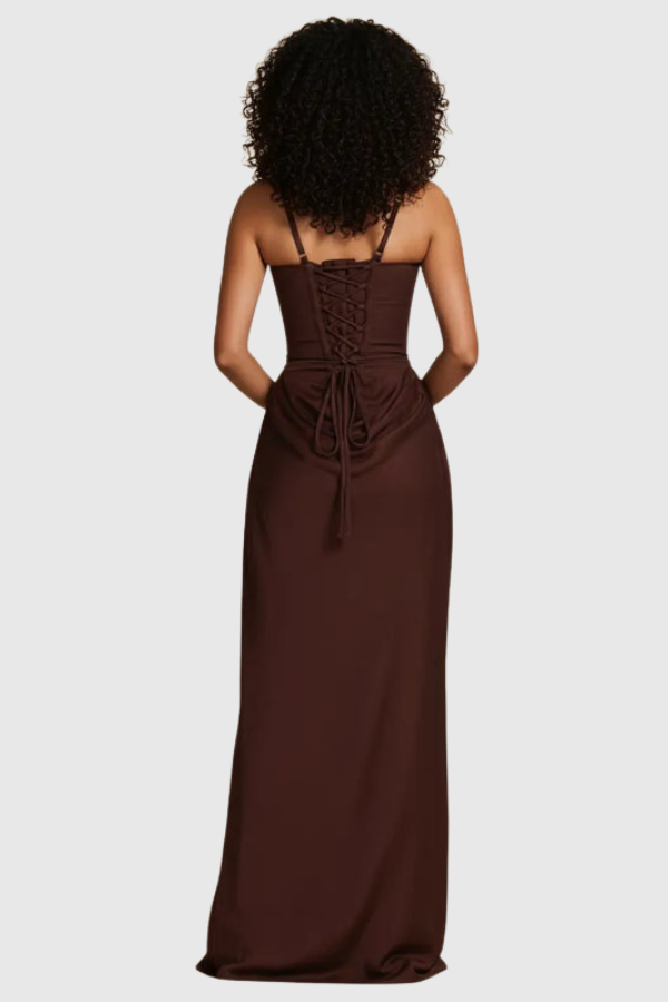 Sculpted Elegant Midi Occasion Dress
