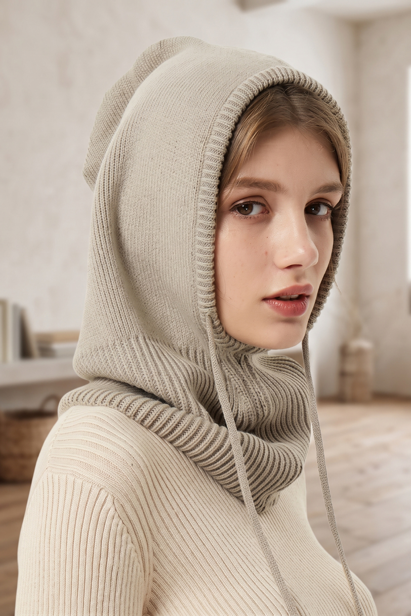 Hooded Hat Neck Warmer