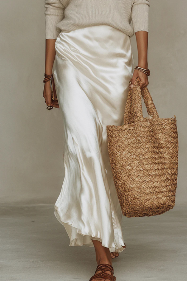 Elegant Midi Dress And Sweater Set
