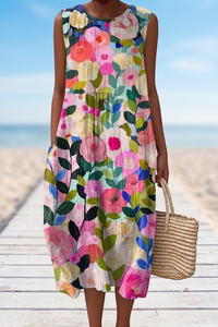 Küsten-Grace Kleid mit Rückendetail