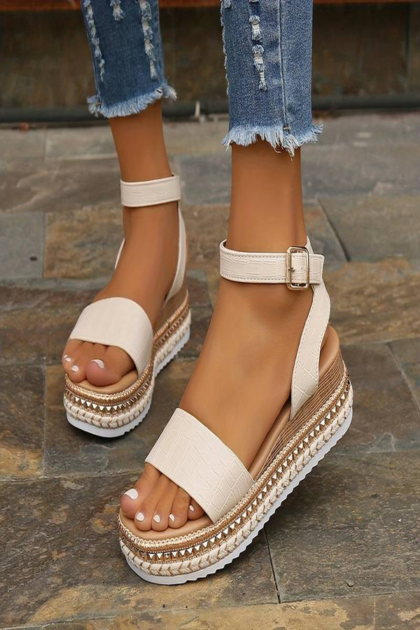 Platform Ankle Strap Summer Sandals