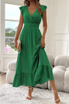 Airy Maxi Dress V Neck