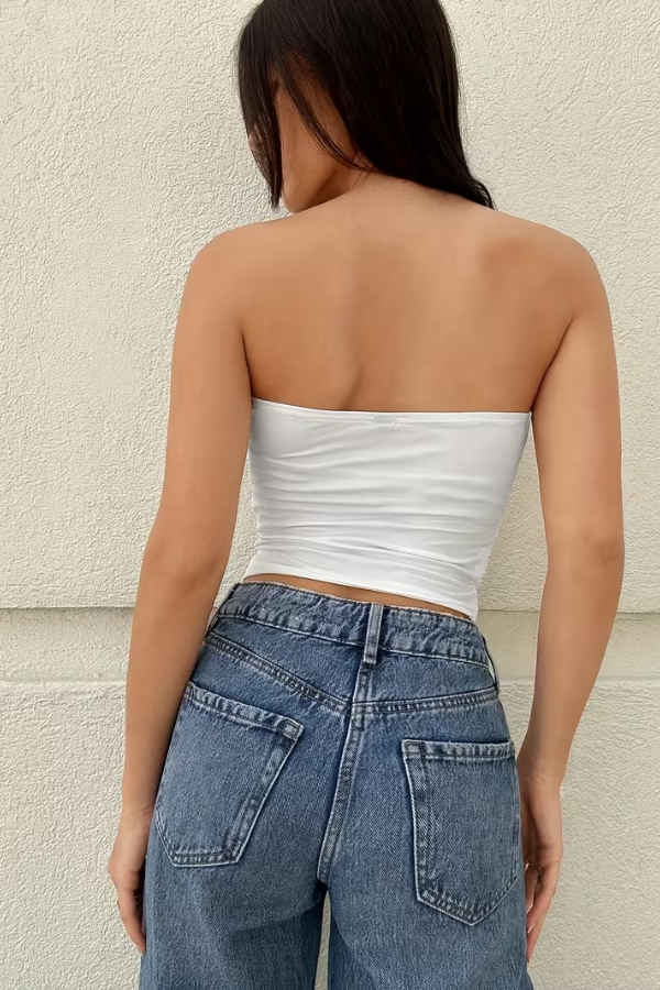 Sleek Bandeau Tube Top Layered