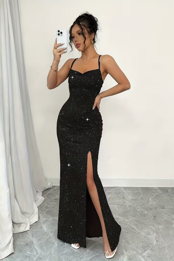 Radiant Sequin Maxi Dress