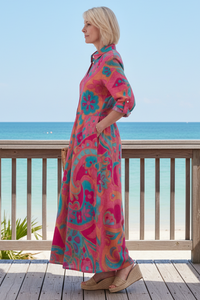 Printed Midi Dress