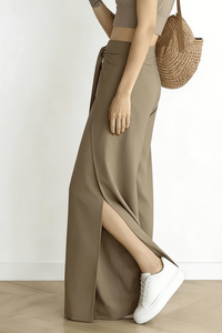 Elegant Cropped Summer Pants Bowtie