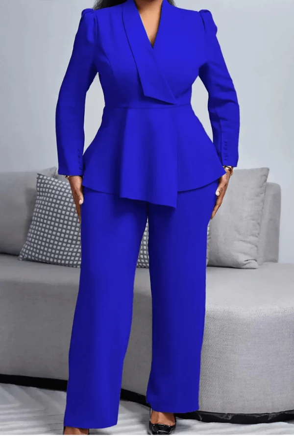 Executive Notched Lapel Suit Set
