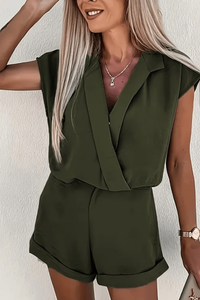 Tailored Lapel Romper