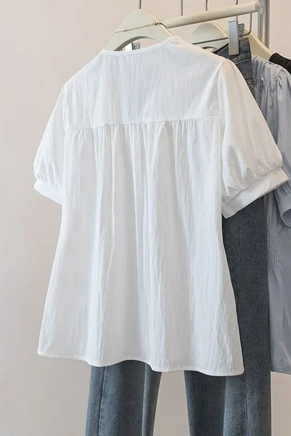Chic Plus Size Office Blouse