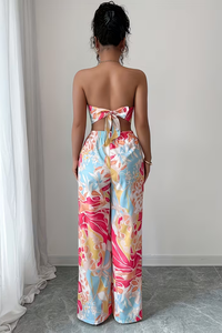 Romantic Tropical Two Piece Set