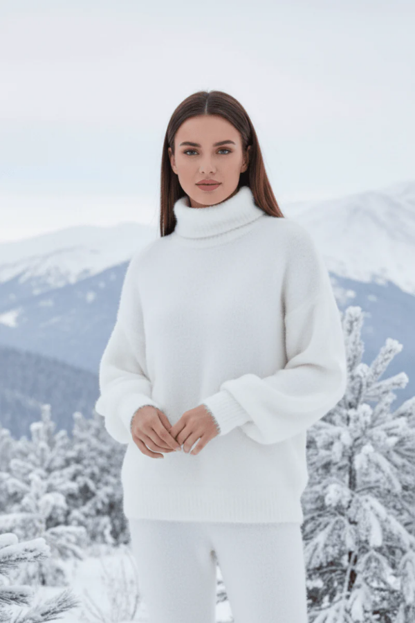 Cozy Turtleneck Knit Sweater