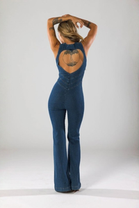 Sleek Deep Jumpsuit Vneck