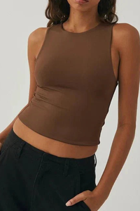 High Neck Everyday Crop Top