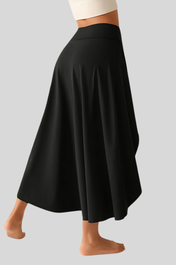 Active Front Slit Mini Skirt
