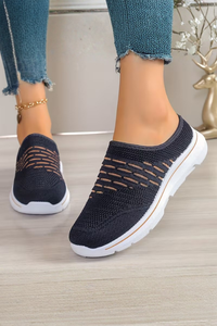 Breathable Mule Platform Slip On Shoes