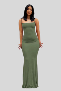 Luxury Halter Neck Keyhole Maxi Dresses
