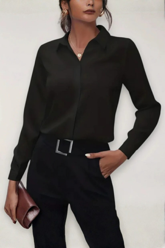 Polished Tailored Blouse