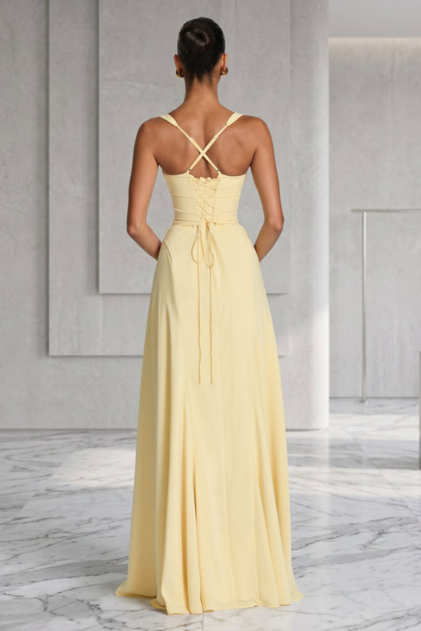 Traumhafte Eleganz Anlass Maxikleid
