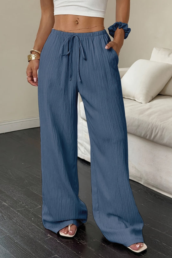 Vacation Cropped Summer Pants Wideleg