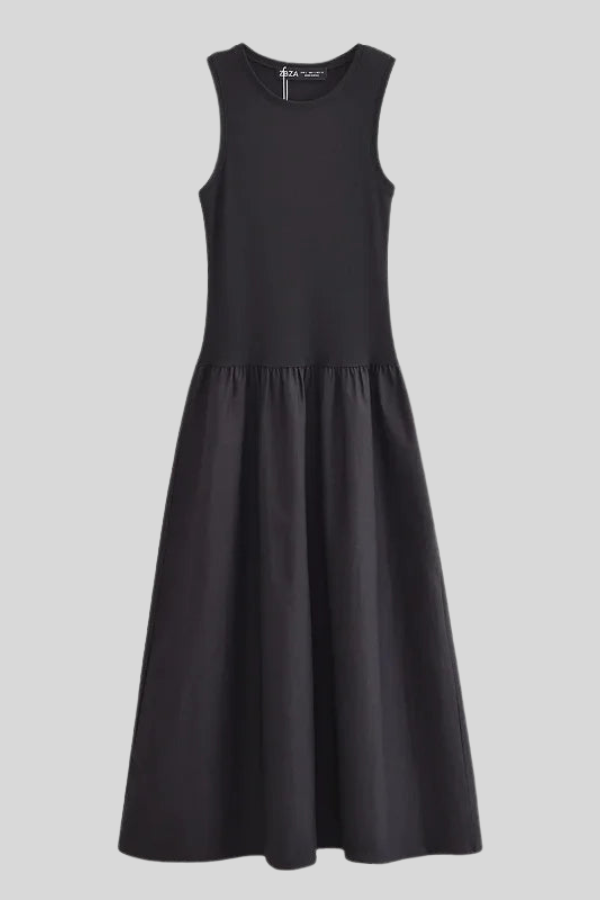 Elegant Pleated Halter Neck Midi Dresses