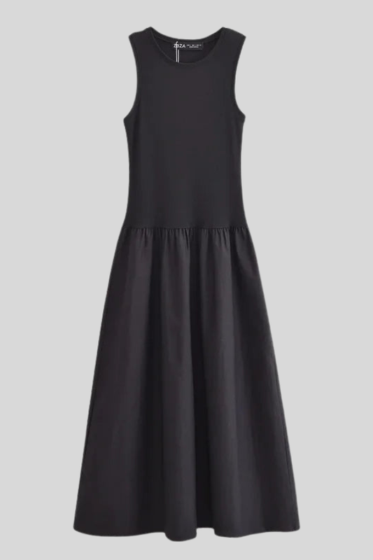 Elegant Pleated Halter Neck Midi Dresses