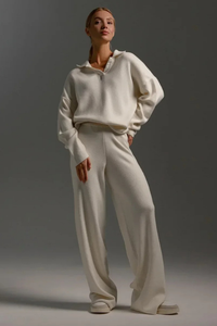 Chic Collared Lounge Set