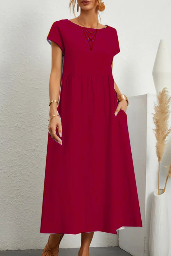 Relaxed A Line Pocket Dress