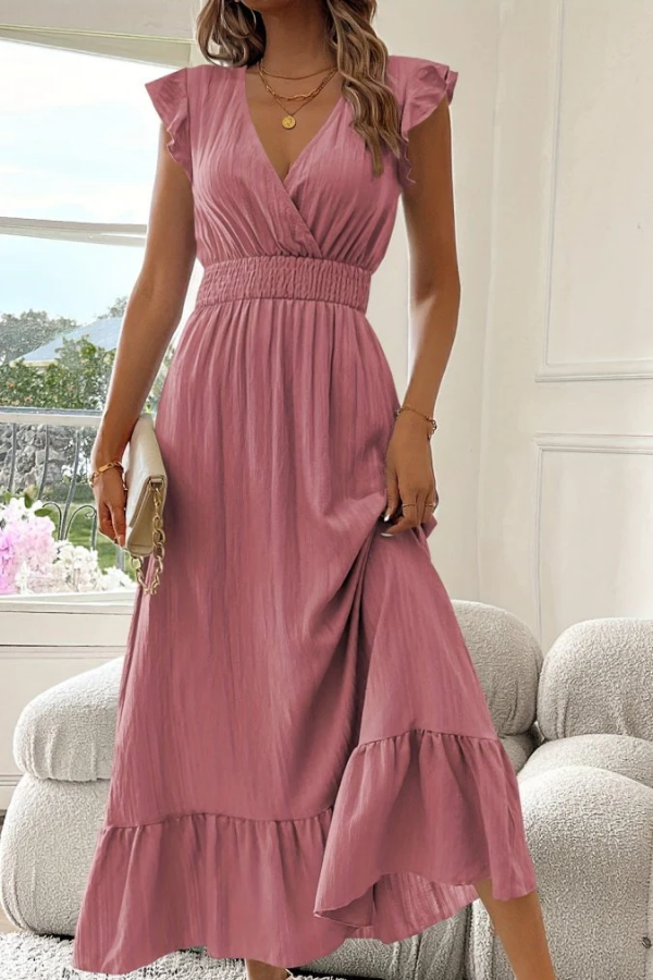 Radiant Chiffon Maxi Dress