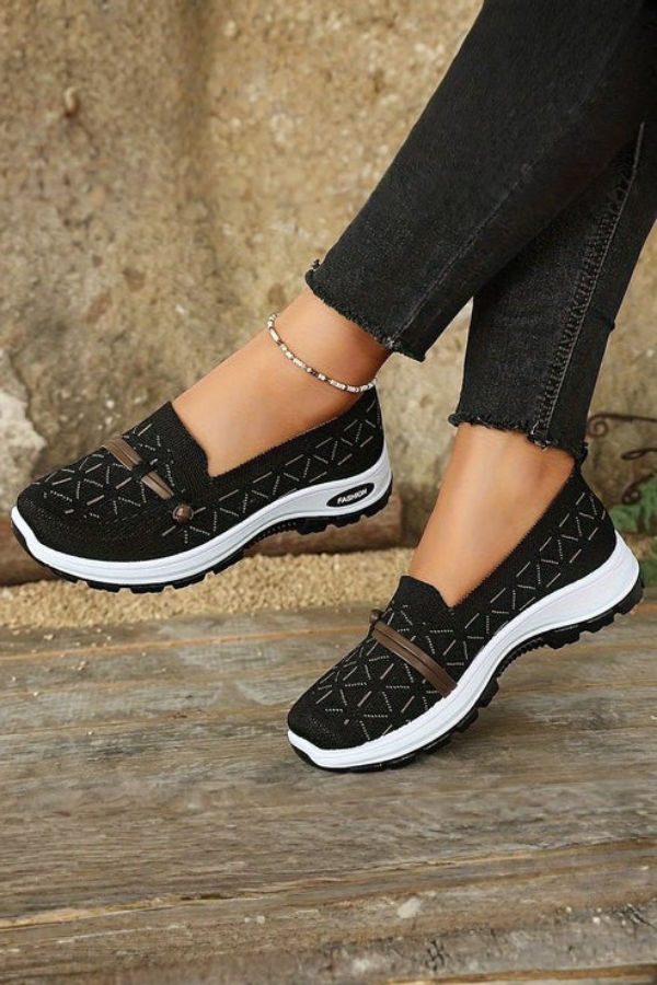 Breathable Arch Support Slip On Sneakers