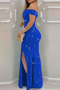 Glamorous Off Shoulder Maxi Dress