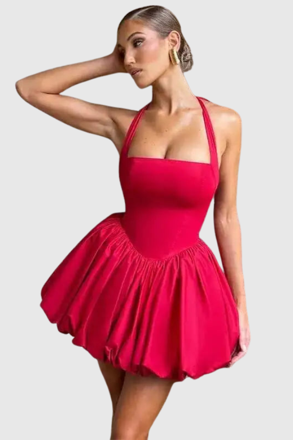 Elegant A-Line Wedding Mini Dress
