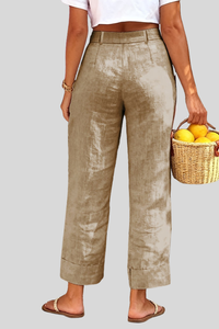 Vacation Cropped Summer Pants Casual