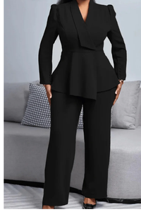 Executive Notched Lapel Suit Set