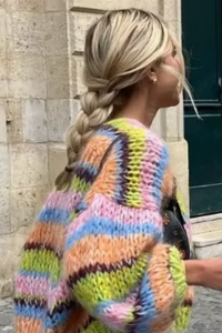 Vibrant Knit Cardigan