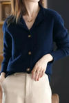 Cozy Knit Cardigan Button Front