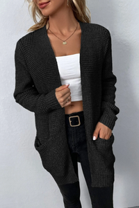 Cozy Knit Open Front Cardigan