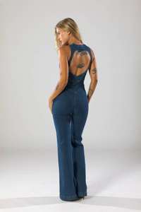 Sleek Deep Jumpsuit Vneck