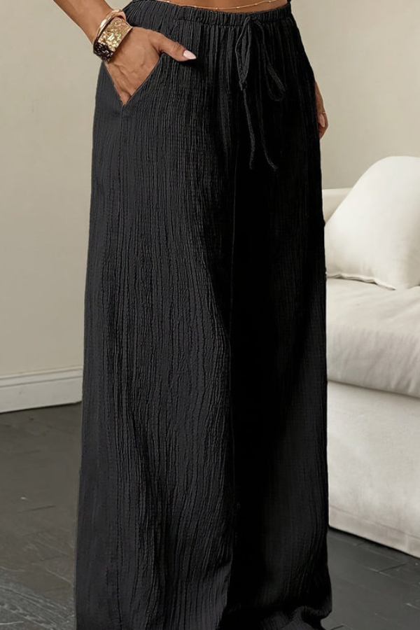 Vacation Cropped Summer Pants Wideleg