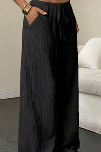 Vacation Cropped Summer Pants Wideleg