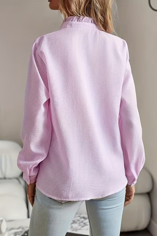 Chic Ruffle Detail Blouse