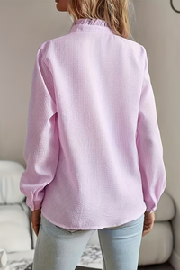 Chic Ruffle Detail Blouse