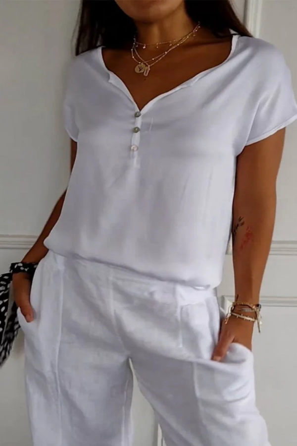 Cozy V-Neck Everyday T-Shirt
