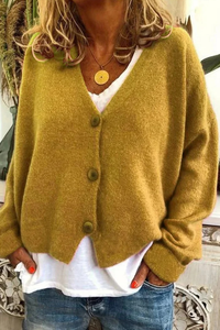 Cozy Knit Button Cardigan