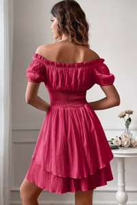 Chic Swing Dress Square Neck